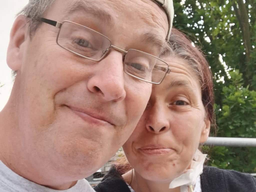 Falk und Yvonne, ein schwer krankes Paar
